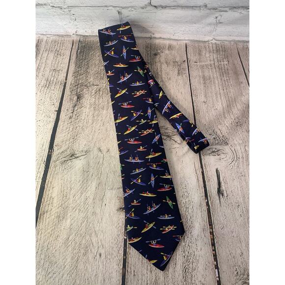 ALYNN BY ERIC HOLCH Men’s Kayak Necktie - Picture 1 of 5